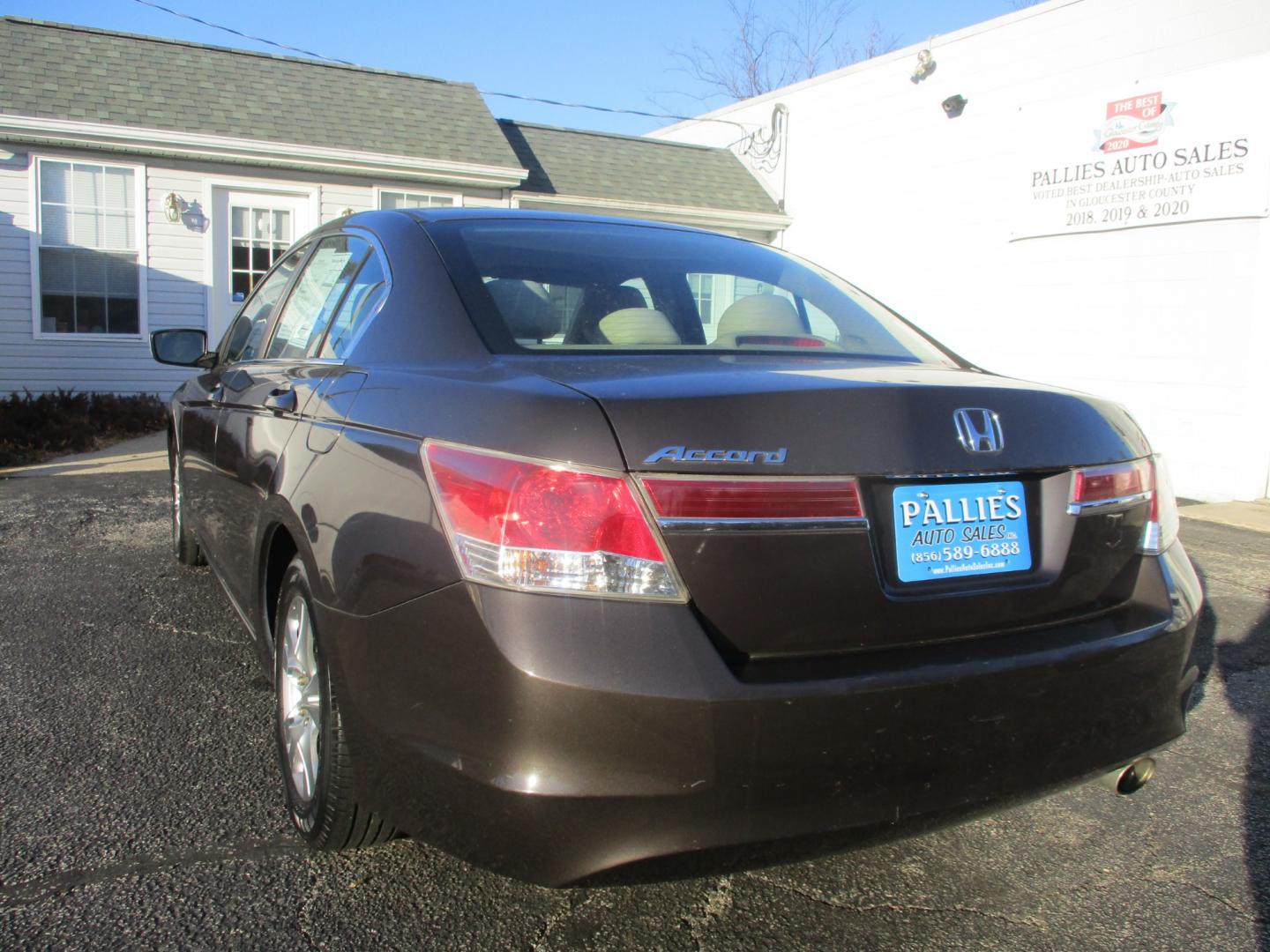 2011 BROWN Honda Accord (1HGCP2F40BA) with an 2.4L L4 DOHC 16V engine, AUTOMATIC transmission, located at 540a Delsea Drive, Sewell, NJ, 08080, (856) 589-6888, 39.752560, -75.111206 - Photo#4